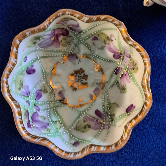 3 Vintage Nippon Footed Bowls - Picture 2 of 6